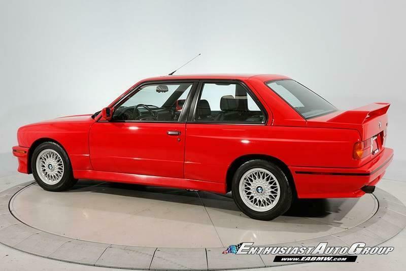1990 Red BMW M3 Coupe
