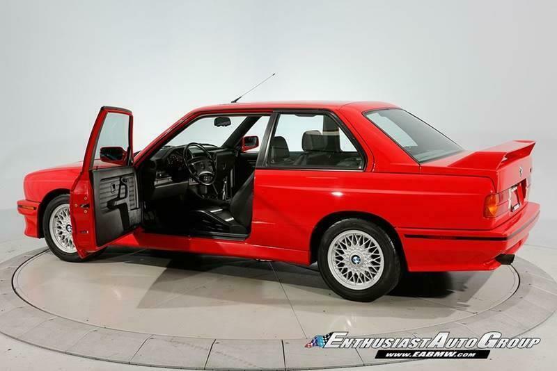 1990 Red BMW M3 Coupe