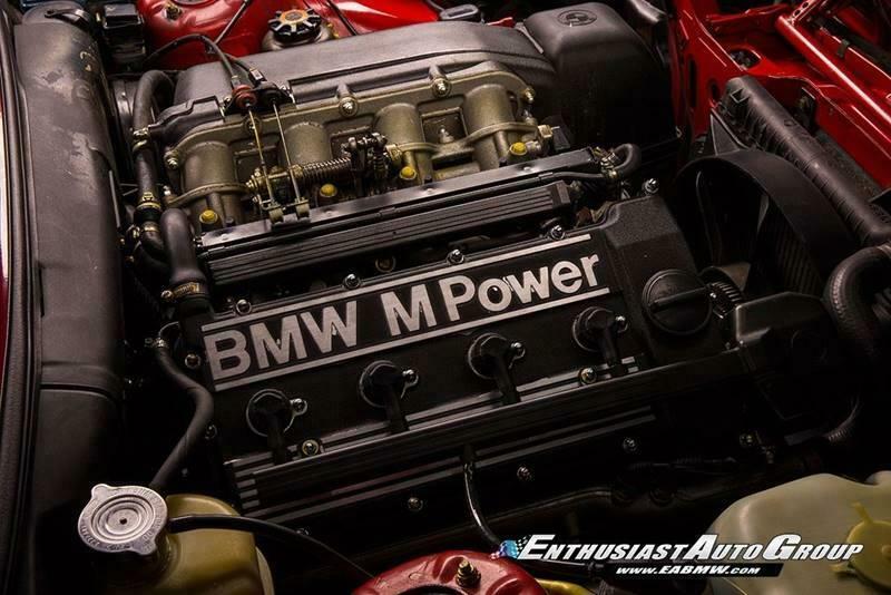 1990 Red BMW M3 Coupe