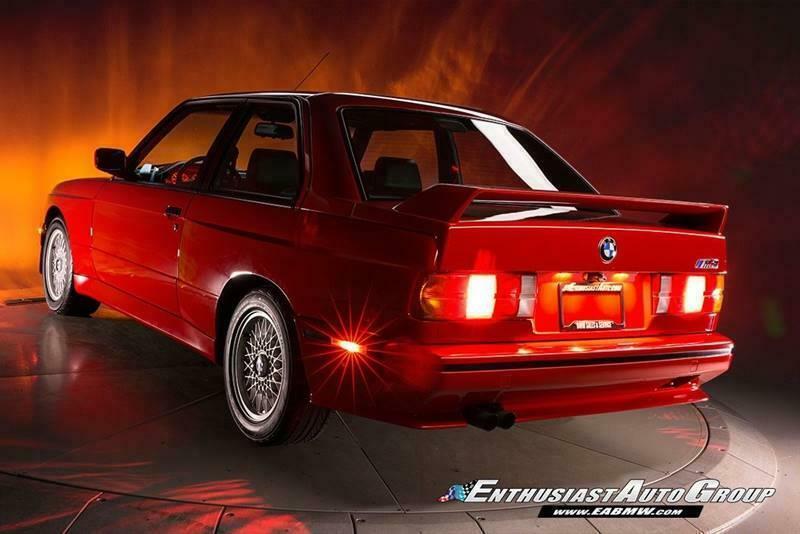1990 Red BMW M3 Coupe