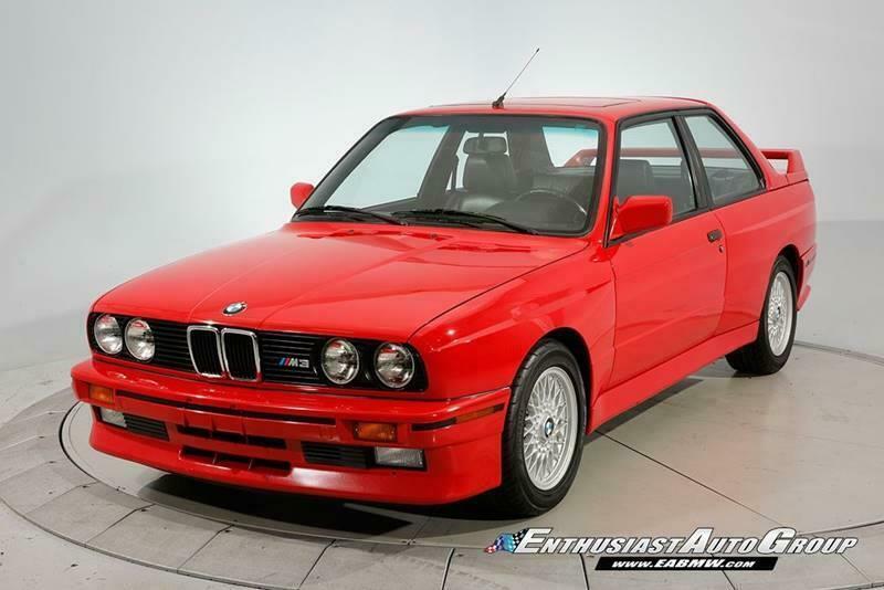 1990 Red BMW M3 Coupe