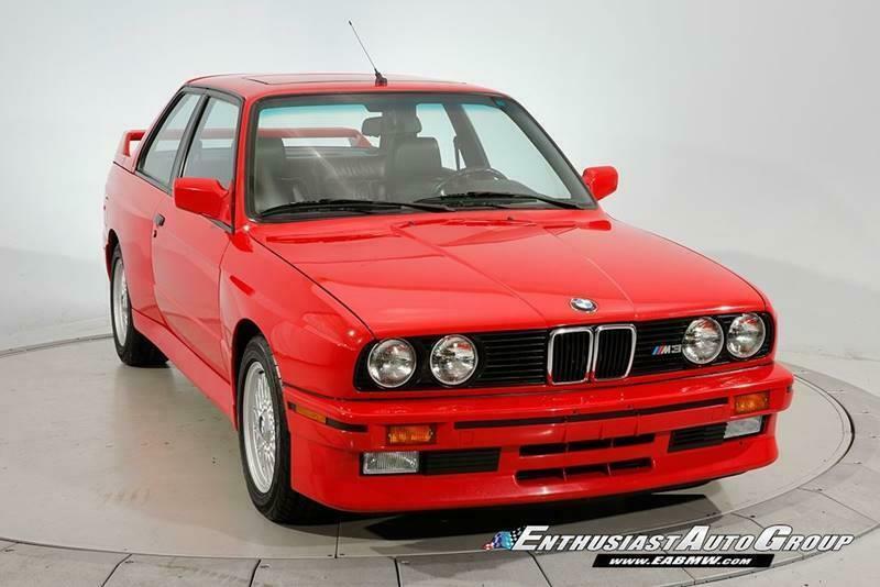 1990 Red BMW M3 Coupe