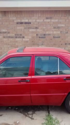 1993 Red Mercedes-Benz 190-Series Sedan
