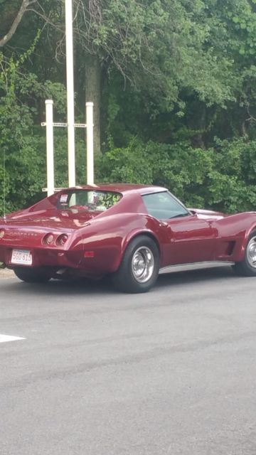 1976 Red Chevrolet Corvette Coupe
