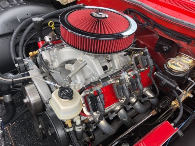 1961 Red Chevrolet Bel Air/150/210 Coupe