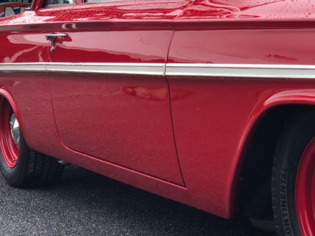 1961 Red Chevrolet Bel Air/150/210 Coupe