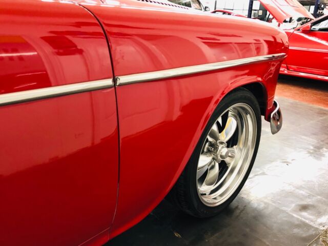 1955 Red Chevrolet Bel Air/150/210 Coupe