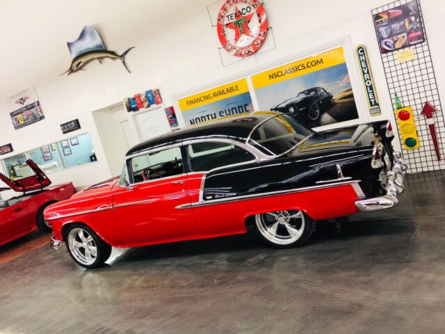 1955 Red Chevrolet Bel Air/150/210 Coupe