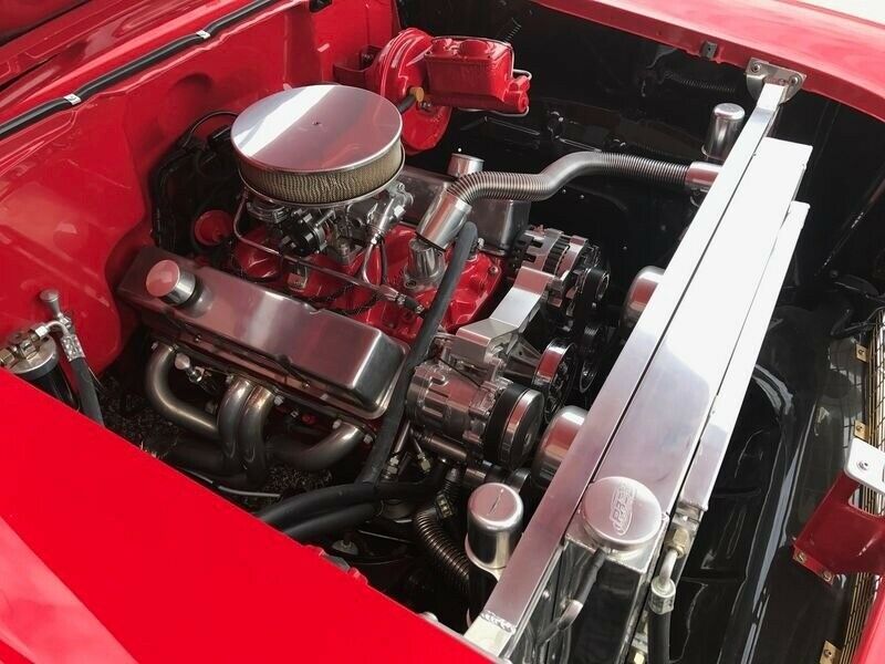 1957 Red Chevrolet Bel Air/150/210 2 Door