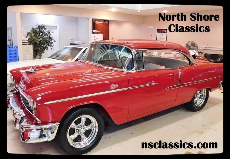 1955 Red Chevrolet Bel Air/150/210 2 Door
