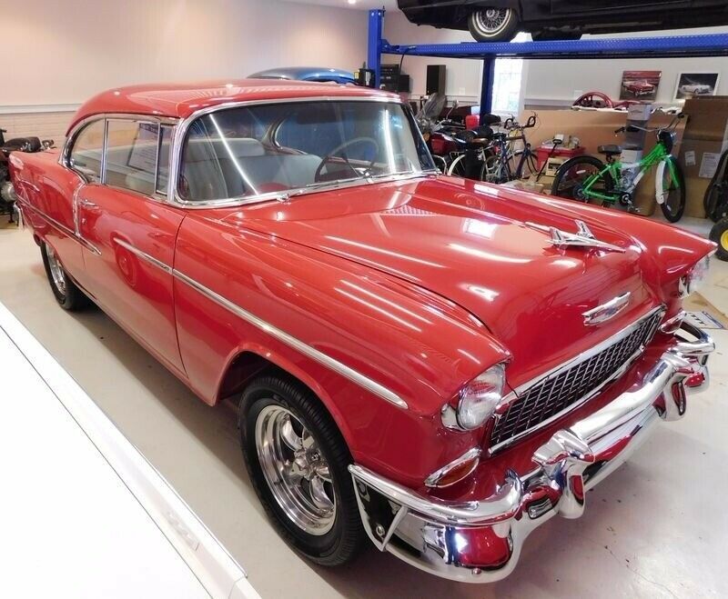 1955 Red Chevrolet Bel Air/150/210 2 Door