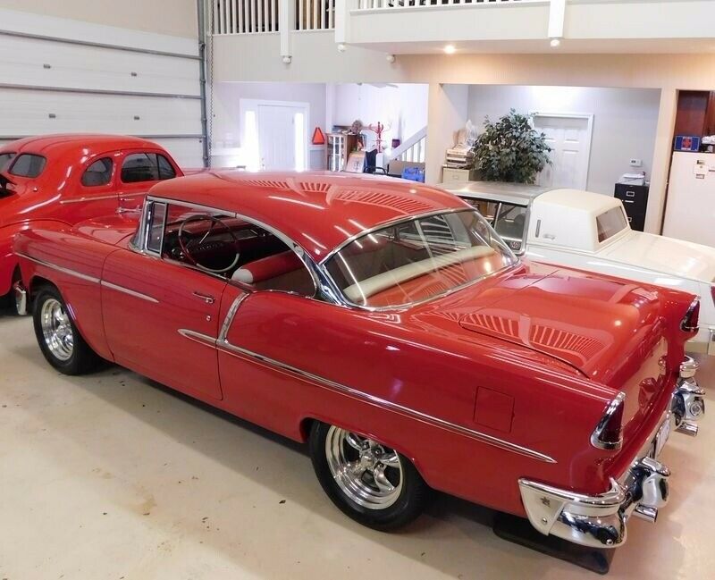 1955 Red Chevrolet Bel Air/150/210 2 Door
