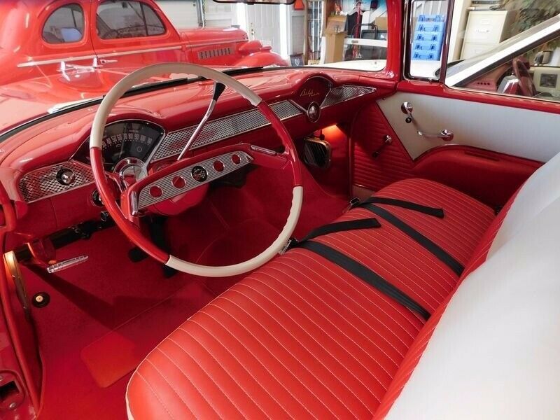 1955 Red Chevrolet Bel Air/150/210 2 Door