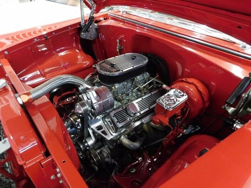 1955 Red Chevrolet Bel Air/150/210 2 Door
