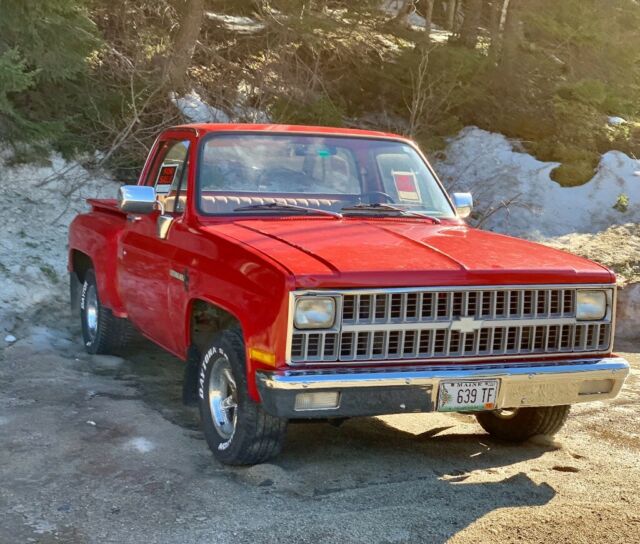 1982 Red Chevrolet C-10 Standard Cab Pickup