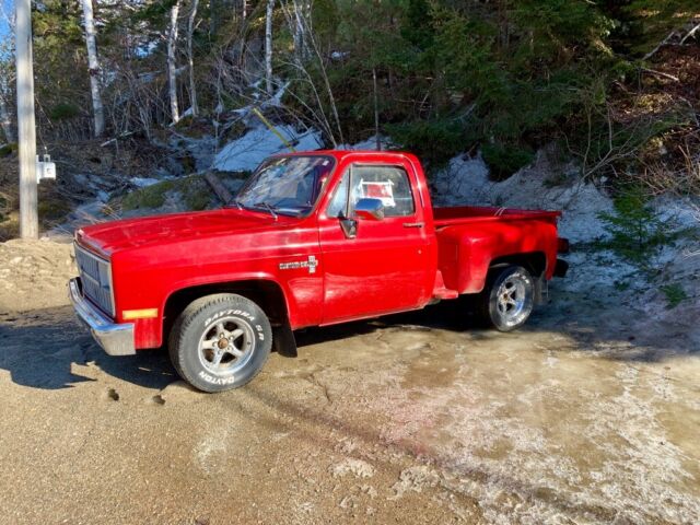 1982 Red Chevrolet C-10 Standard Cab Pickup