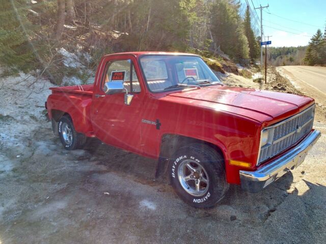 1982 Red Chevrolet C-10 Standard Cab Pickup