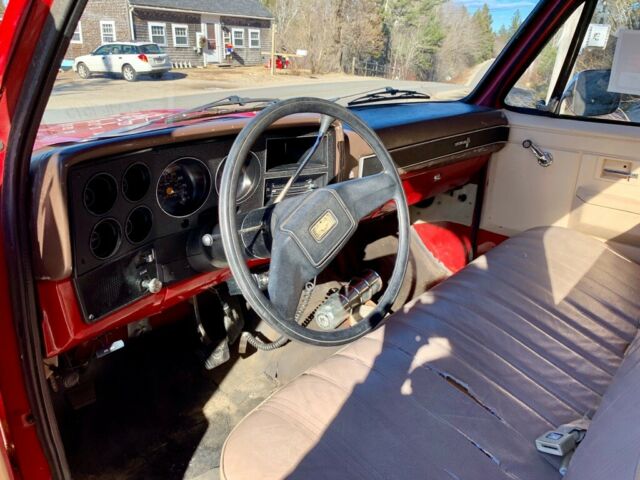 1982 Red Chevrolet C-10 Standard Cab Pickup