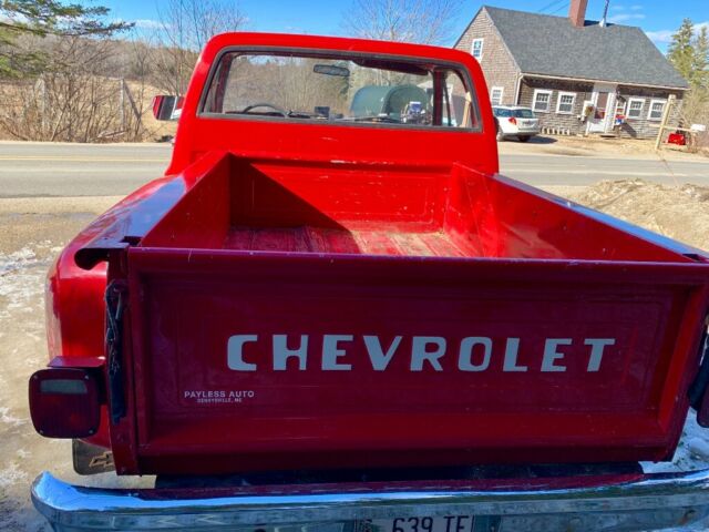 1982 Red Chevrolet C-10 Standard Cab Pickup