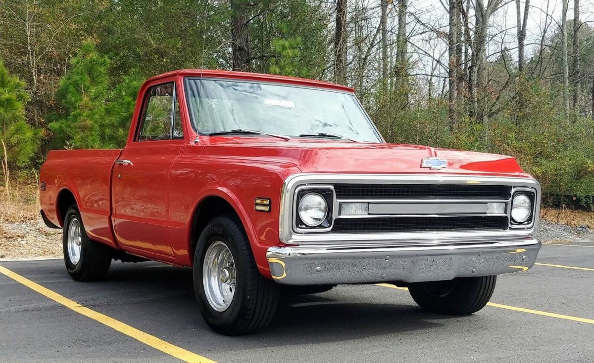 1970 Red Chevrolet C-10 Pick-Up