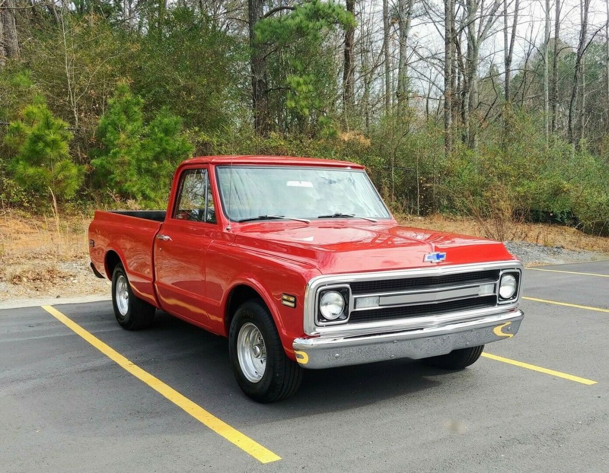1970 Red Chevrolet C-10 Pick-Up