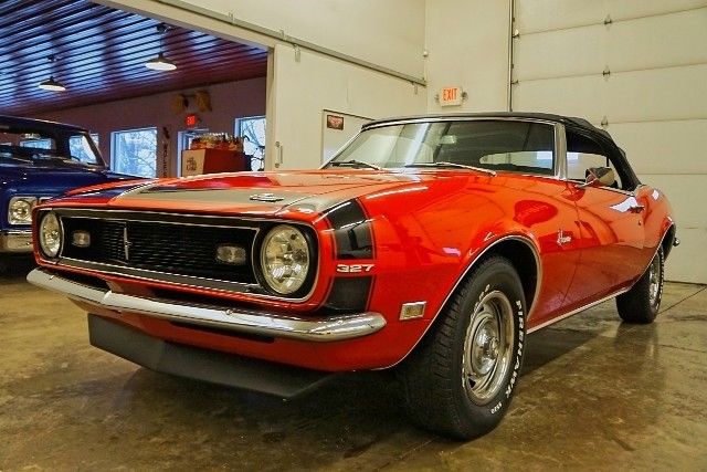 1968 Red Chevrolet Camaro --