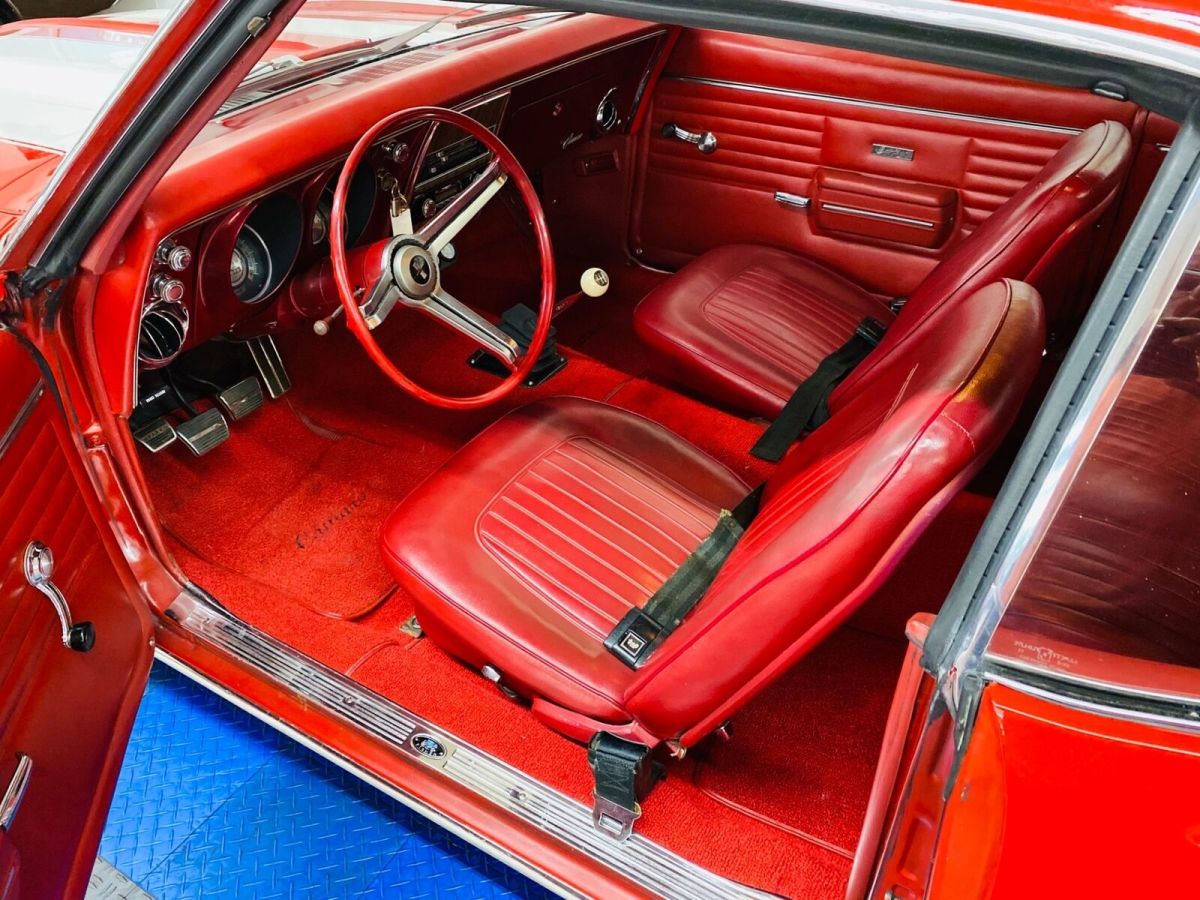 1968 Red Chevrolet Camaro Coupe
