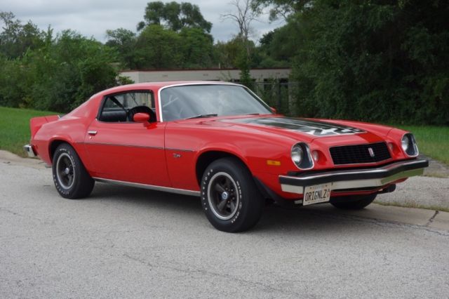 1974 Red Chevrolet Camaro Coupe