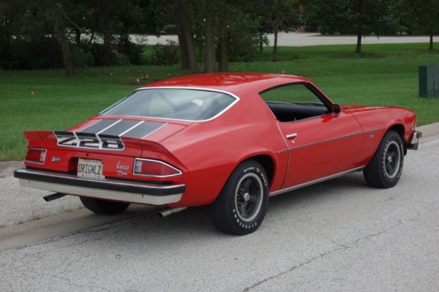 1974 Red Chevrolet Camaro Coupe