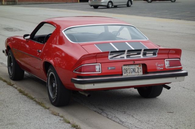 1974 Red Chevrolet Camaro Coupe