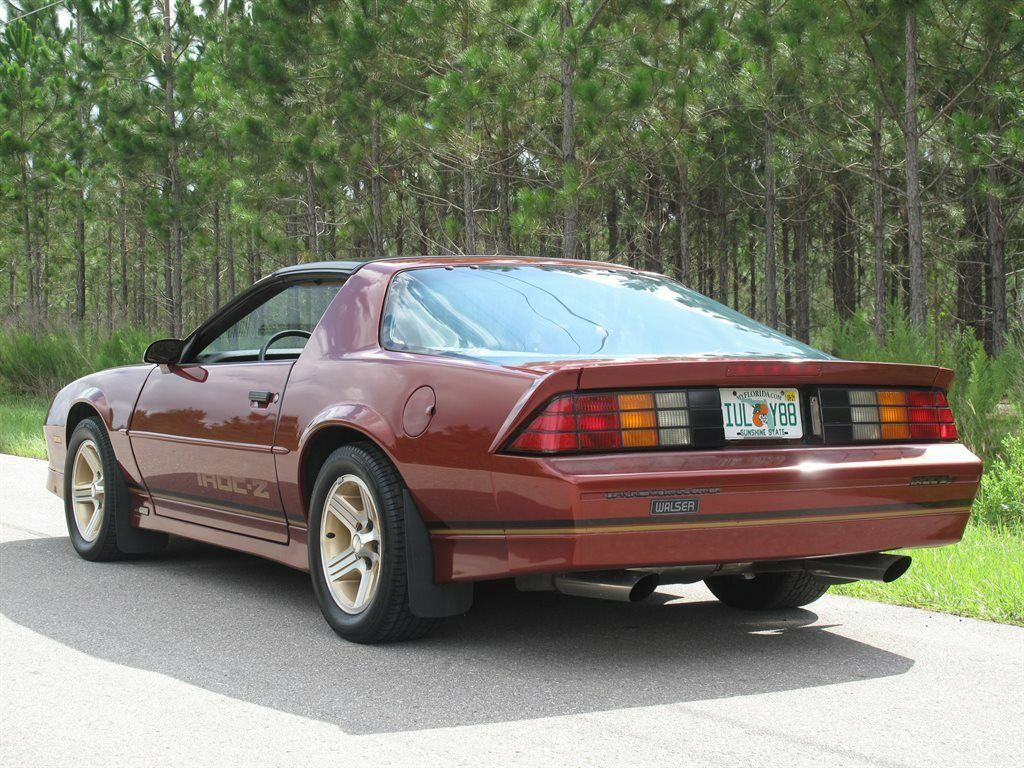 1989 Red Chevrolet Camaro 2d Coupe