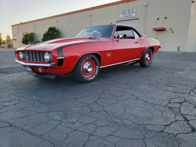 1969 Red Chevrolet Camaro Coupe