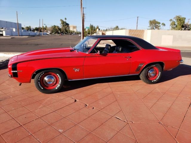 1969 Red Chevrolet Camaro Coupe