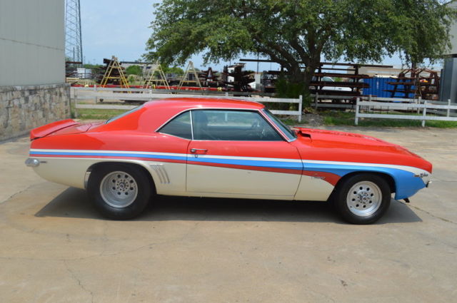 1969 Red Chevrolet Camaro --