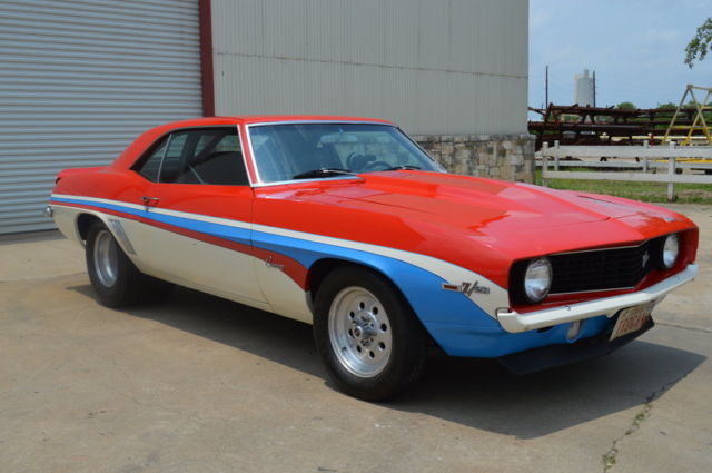 1969 Red Chevrolet Camaro --