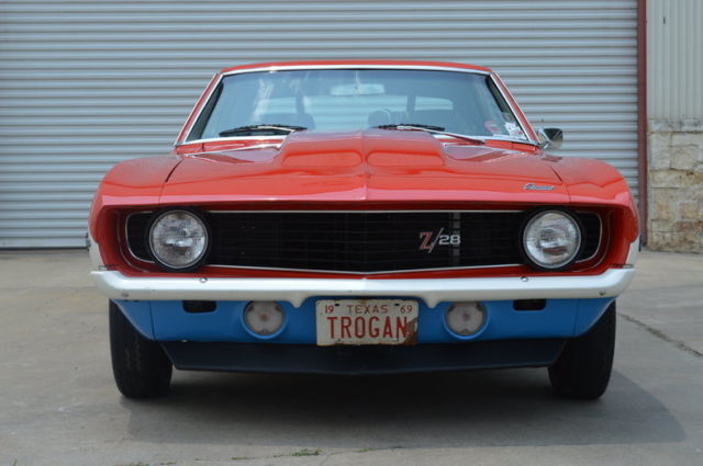 1969 Red Chevrolet Camaro --