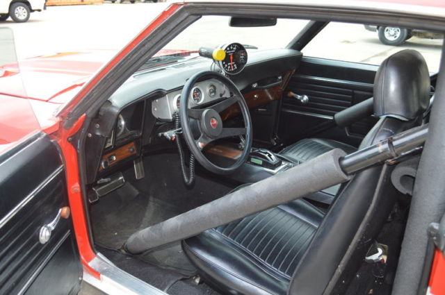 1969 Red Chevrolet Camaro --