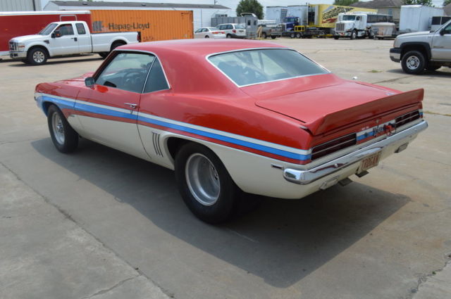 1969 Red Chevrolet Camaro --