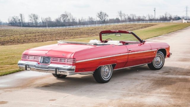 1975 Red Chevrolet Caprice Convertible
