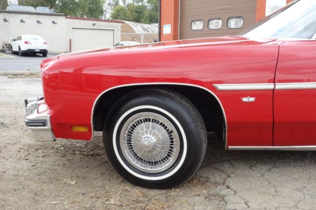 1975 Red Chevrolet Caprice Convertible