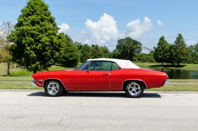 1968 Red Chevrolet Chevelle Convertible