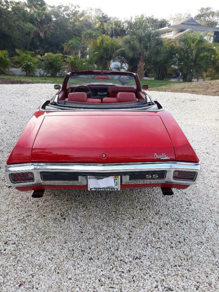 1970 Red Chevrolet Chevelle CV : Convertible