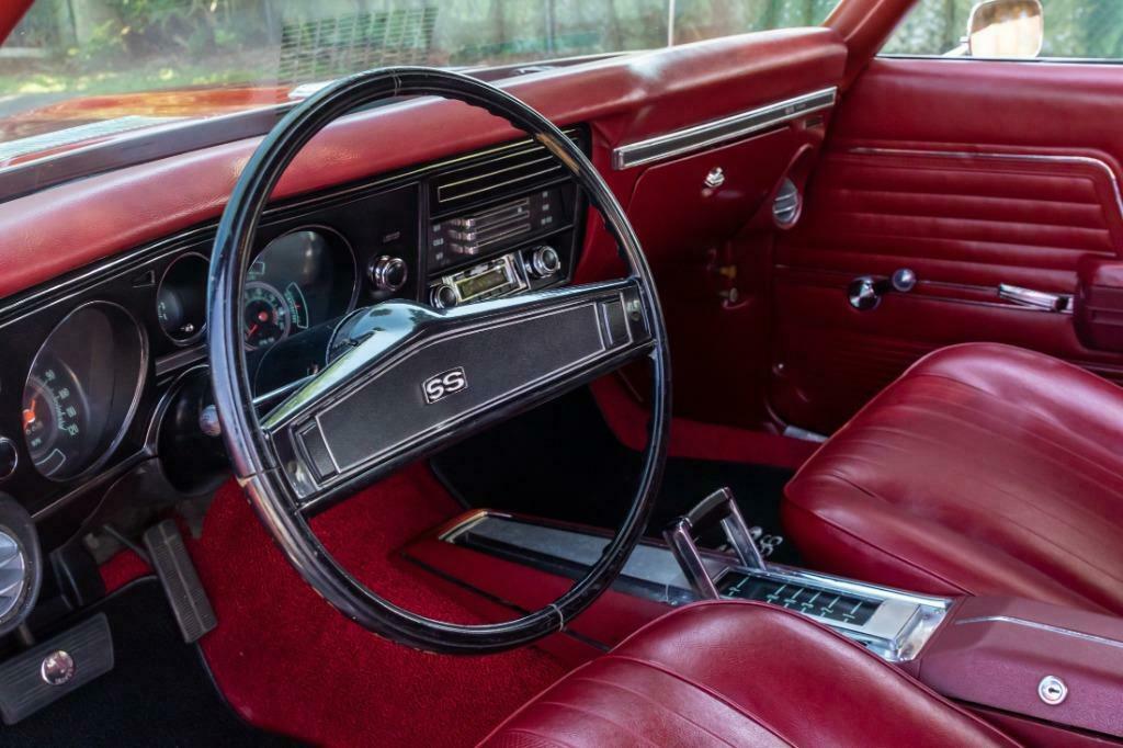 1969 Red Chevrolet Chevelle Coupe