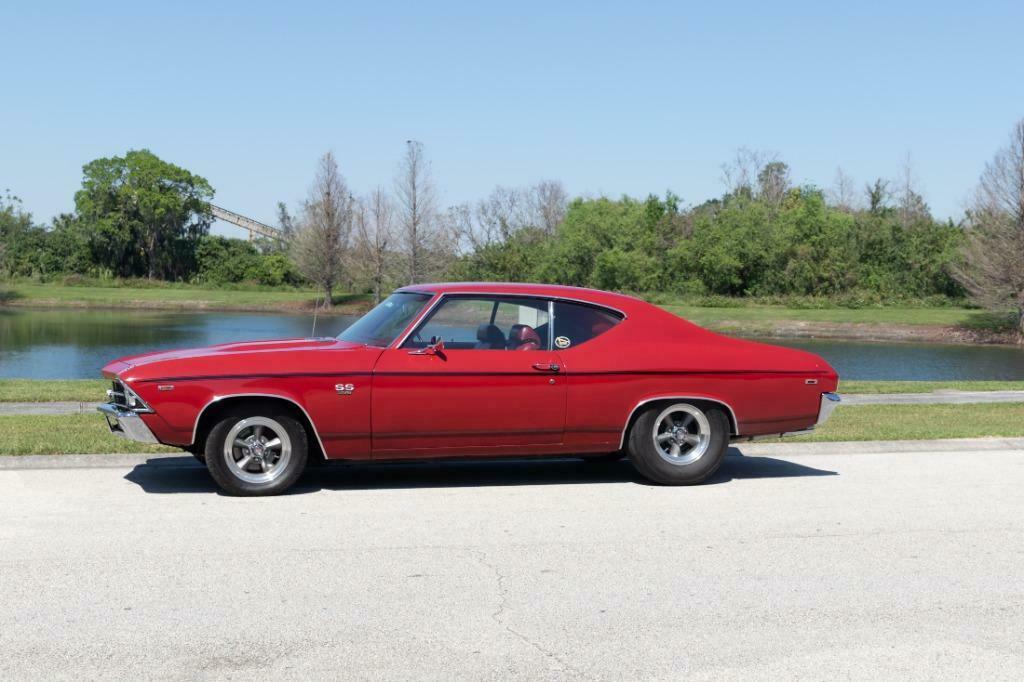 1969 Red Chevrolet Chevelle Coupe
