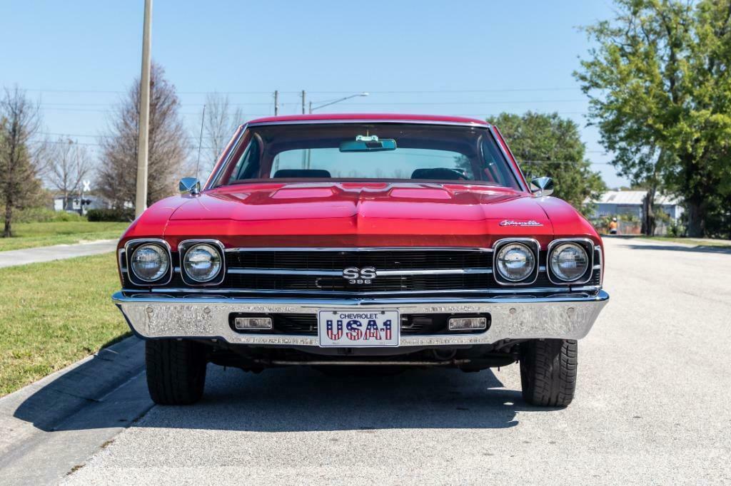 1969 Red Chevrolet Chevelle Coupe