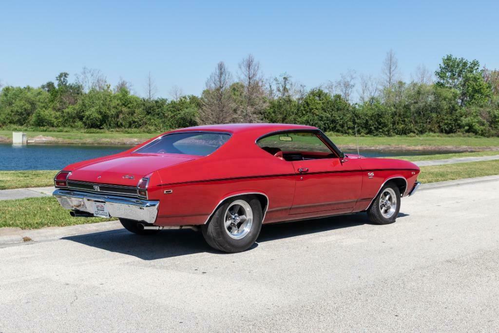 1969 Red Chevrolet Chevelle Coupe