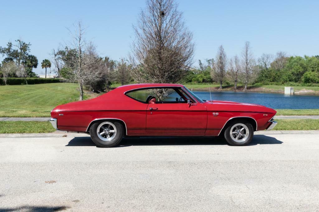 1969 Red Chevrolet Chevelle Coupe