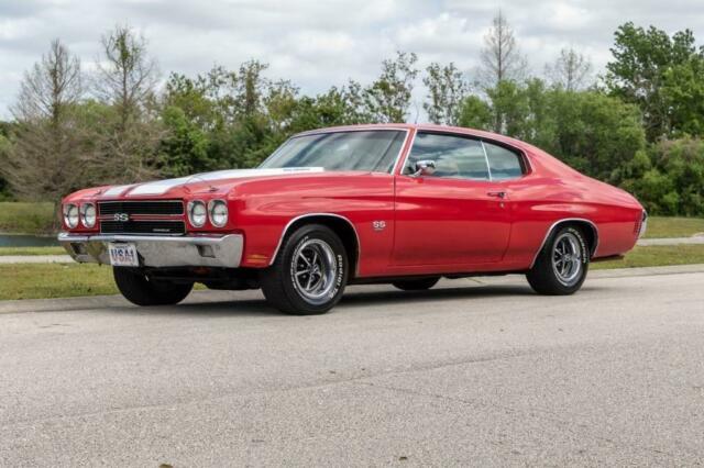 1970 Red Chevrolet Chevelle 2d : 2 Door Hard TOP