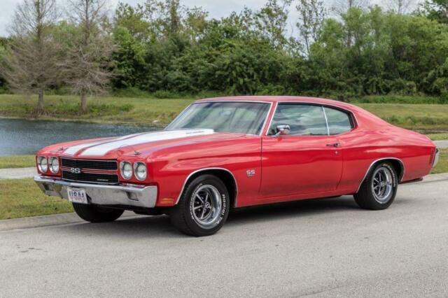 1970 Red Chevrolet Chevelle 2d : 2 Door Hard TOP
