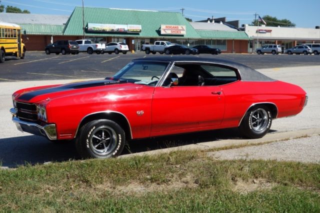 1970 Red Chevrolet Chevelle Coupe